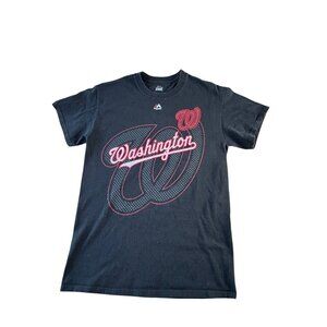 Washington Nationals MLB Majestic T Shirt Black Size Small #6 Anthony Rendon